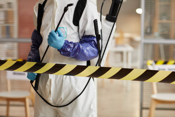 Professional Blood Cleanup technician working in Sagamore Beach, MA